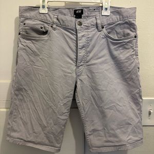 H&M men’s slim fit shorts